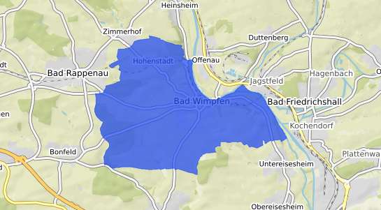 Bodenrichtwertkarte Bad Wimpfen